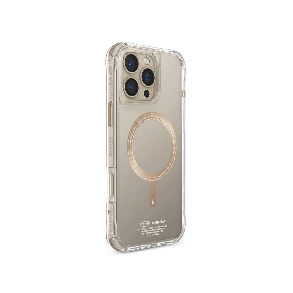 iPhone 16 Pro Kılıf M-safe Şarj Özellikli Şeffaf Airbag Tasarımlı Skinarma Saido Prime Kılıf iPhone 16 Pro Kılıf M-safe Şarj Özellikli Şeffaf Airbag Tasarımlı Skinarma Saido Prime Kılıf
